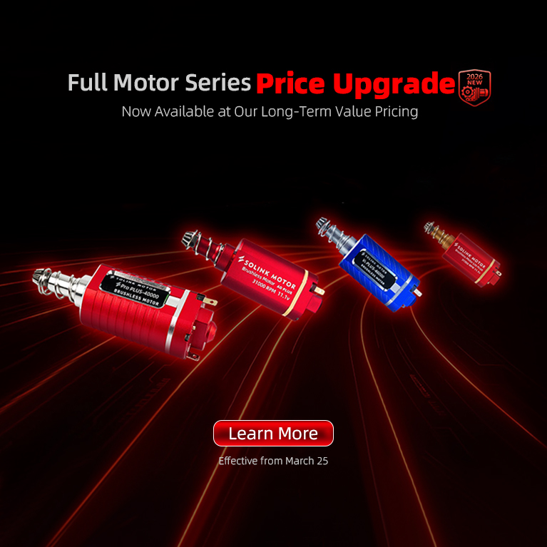 Solink brushless motor series price upgrade